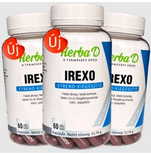IREXO étrend-kiegészítő  60 db növényi kapszula x 3 db