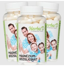 Magnézium biszglicinát trio csomag, 3 x 90 kapszula