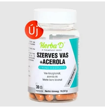Szerves vas + acerola - 30 db kapszula