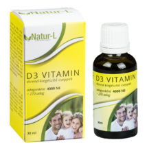 D3 VITAMIN étrend-kiegészítő cseppek ~ 270 adag 30 ml