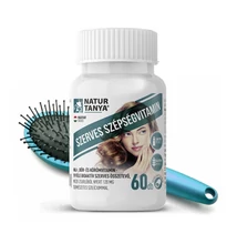 Natur Tanya® Szerves SZÉPSÉGVITAMIN 19 féle bioaktív összetevő hajhullás, hajritkulás ellen, a bőr szépségére és körmök egészségére, vegán kapszulatokban