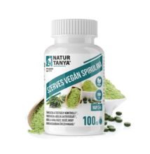 Natur Tanya® Szerves VEGÁN SPIRULINA – Energiát ad, támogatja a fogyókúrát és az emésztést