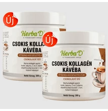Csokis Kollagén Kávéba, 300 g - 2 db