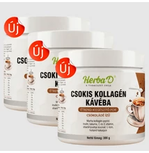 Csokis Kollagén Kávéba, 300 g - 3 db