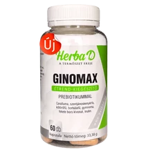 Ginomax étrend kiegészítő prbiotikummal, 60 db