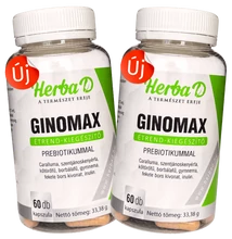 Ginomax étrend kiegészítő prbiotikummal, 60 db x 2 db
