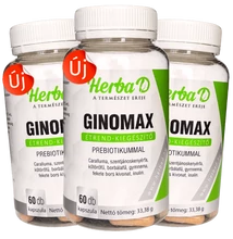 Ginomax étrend kiegészítő prbiotikummal, 60 db x 3 db