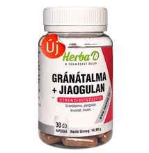 Gránátalma + Jiaogulan Étrend-kiegészítő, 30 db növényi kapszula