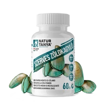 Natur Tanya® SZERVES ZÖLDKAGYLÓ- adalékanyagmentes, liofilizált új-zélandi zöldkagyló, az ízületekben természetes módon is megtalálható glükózaminoglikánokkal (GAG)