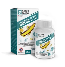 Natur Tanya® OMEGA-3 TG - Vadvízi halolaj, 3375 mg Omega-3 zsírsav tartalom, triglicerid formában