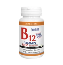 Interherb B12 vitamin 1000mcg/tabletta 60x