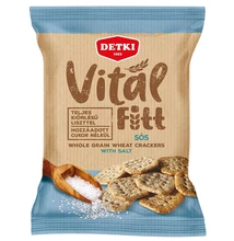 Detki Vitál Fitt Sós teljes kiőrlésű kréker 100g