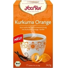 Yogi bio tea kurkuma, narancs 17x