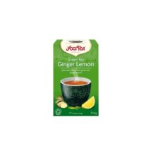 Yogi bio tea zöldtea gyömbérrel citrommal filteres 17x