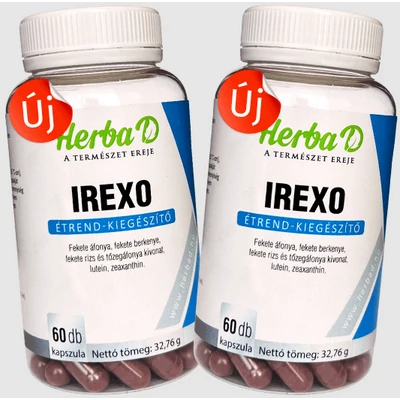 IREXO étrend-kiegészítő  60 db növényi kapszula x 2 db