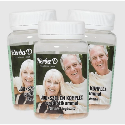 Jód + Szelén komplex, 30 db növényi kapszula x 3 db