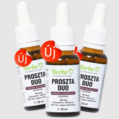 PROSZTA DUO étrend-kiegészítő cseppek x 3 db