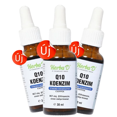 Q10 Koenzim étrend kiegészítő cseppek x 3 db