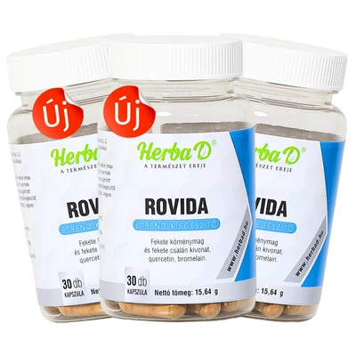 ROVIDA 30 db növényi kapszula x 3 db
