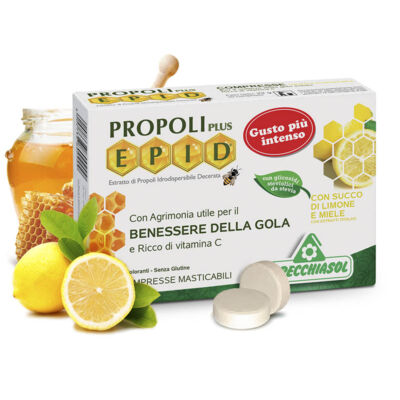 Natur Tanya® S. EPID® propoliszos szopogatós tabletta C-vitaminnal (mézes-citromos) - édesítőszerrel