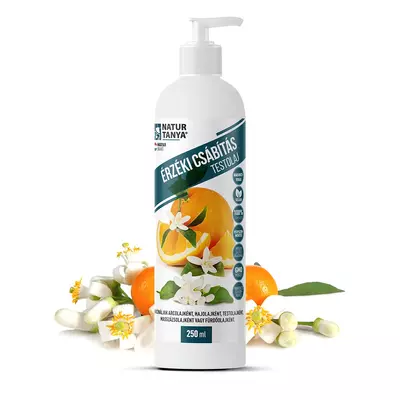 Natur Tanya® Érzéki csábítás VEGÁN TESTOLAJ narancsvirág illóolajjal - 5 az 1-ben: arcápolás, testápolás, masszázsolaj, fürdőolaj, hajolaj 250 ml