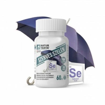 Natur Tanya® Szerves szelén - L-szelenometionin formájú, tökéletes biohasznosulású, 100mcg-os tabletta