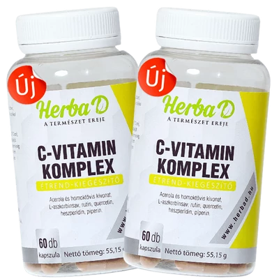 C-vitamin komplex 60 db kapszula x 2 db