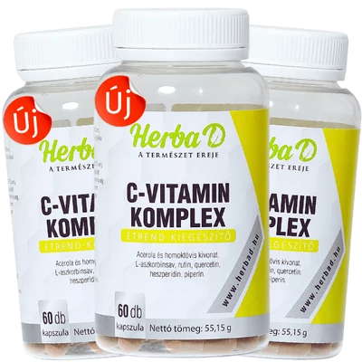 C-vitamin komplex 60 db kapszula x 3 db