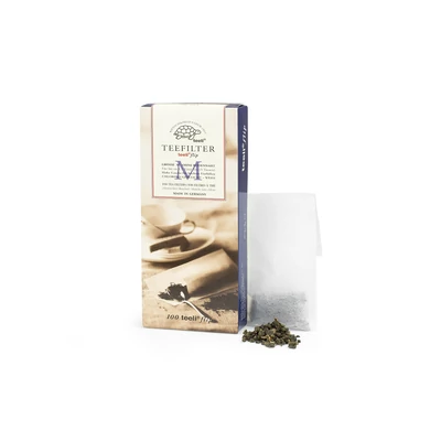 Papír tea filter M - csészékbe és teáskannákba, 100 db