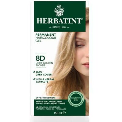 Herbatint 8D arany világos szőke hajfesték 150ml