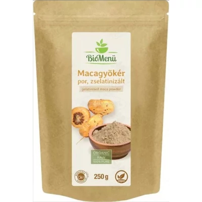 Biomenü bio macagyökér por zselatinizált 250g