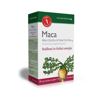 Napi 1 maca-perui zsázsa extraktum kapszula interherb 30x