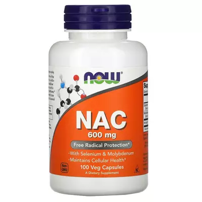NOW NAC 600 mg - 100 Veg kapszula