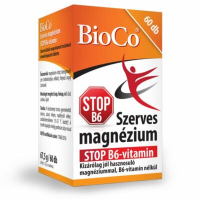 Bioco szerves magnézium stop b6-vitamin 60x