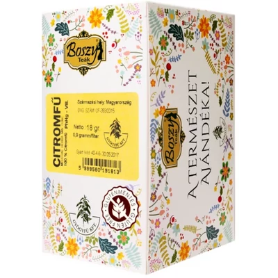 Boszy Citromfű tea filteres, 20 filter