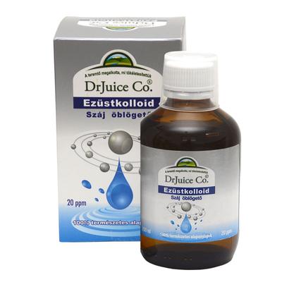 Ezüstkolloid oldat DrJuice - Száj és torok öblögető 200 ml