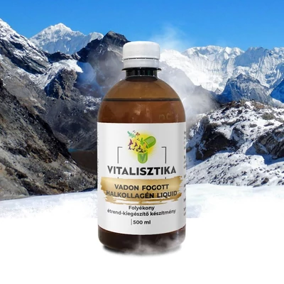 Vitalisztika vadon fogott halkollagén liquid 500 ml