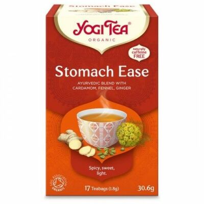 Yogi bio tea könnyebbség gyomornak kardamon gyömbér édes 17x