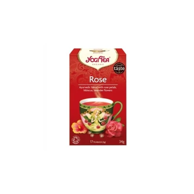 Yogi bio tea rózsa filteres 17g